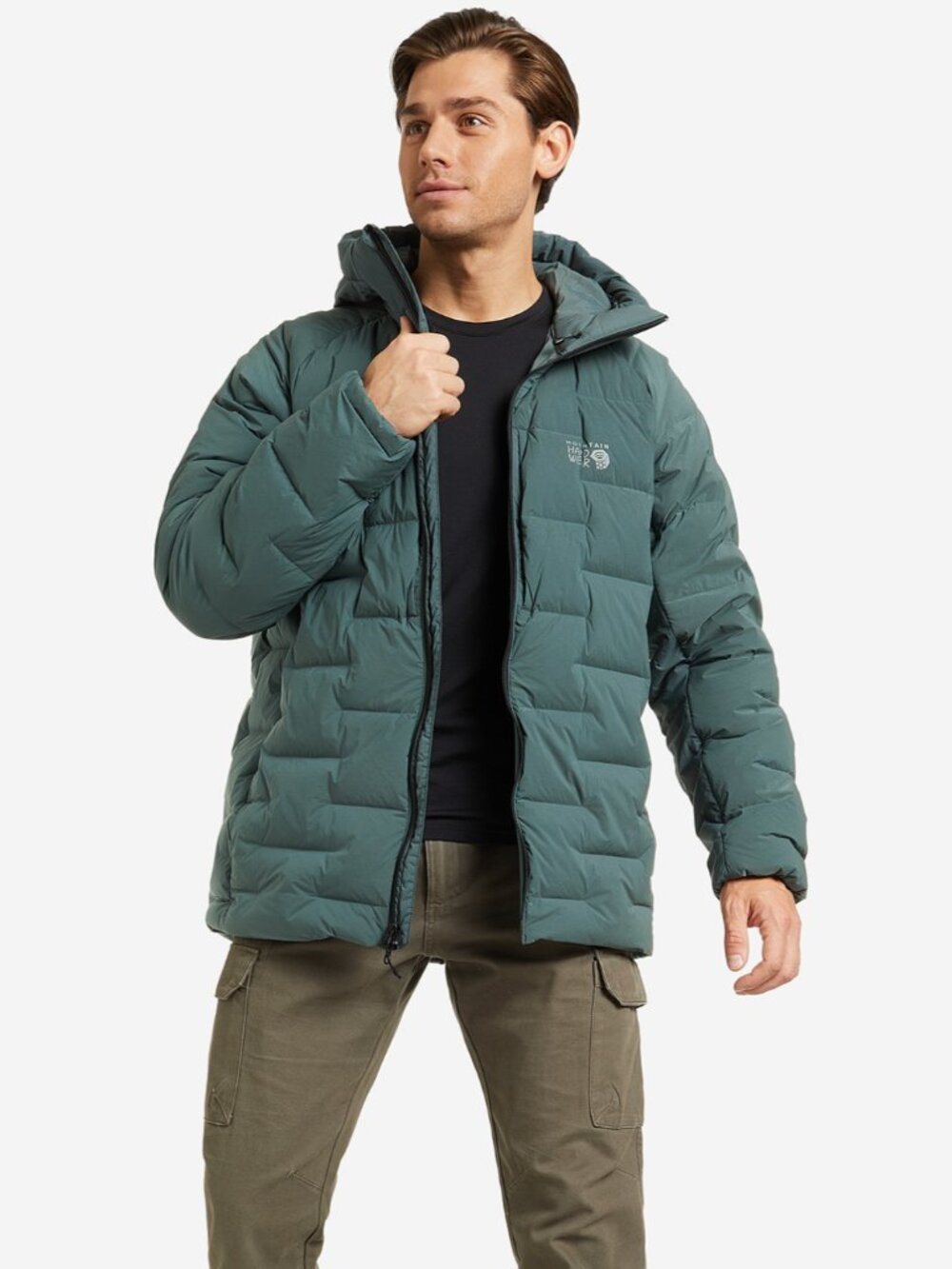 MOUNTAIN HARDWEAR Stretchdown Parka - Sage Green